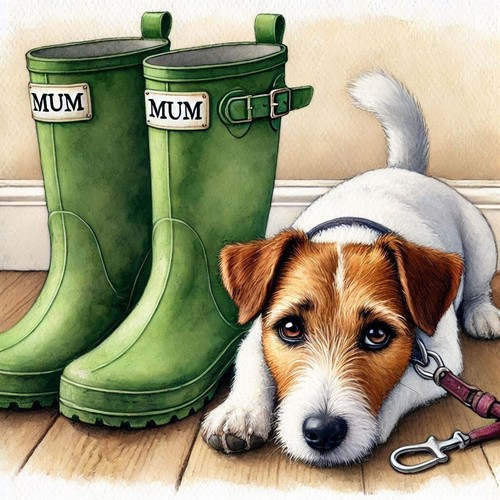 Single luxury jack russell mum - luxury,