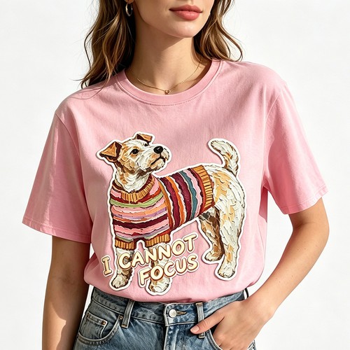 Pink graphic tee jack - pink, russell