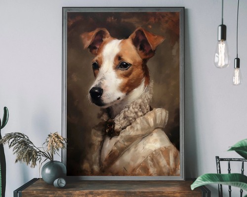Jack russell dog portrait - jack,