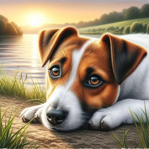 Beautiful jack russell 5d - beautiful,