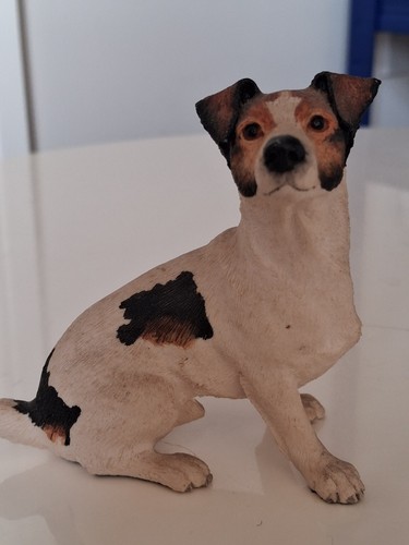 Lifelike resin jack russell - resin,
