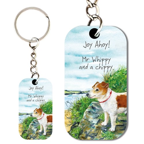 Jack russell keyring dogs - jack, |
