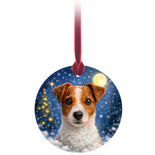 Jack russell christmas tree - jack,