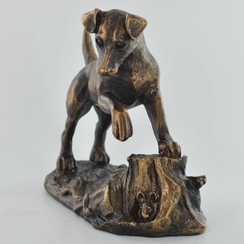 Jack russell bronze effect - jack,