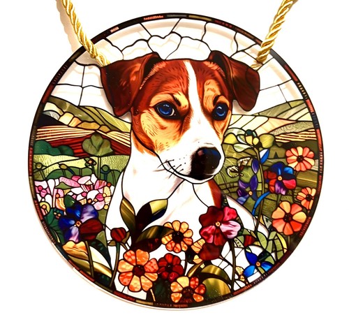 Dog puppy large sun catcher - dog, sun-catcher