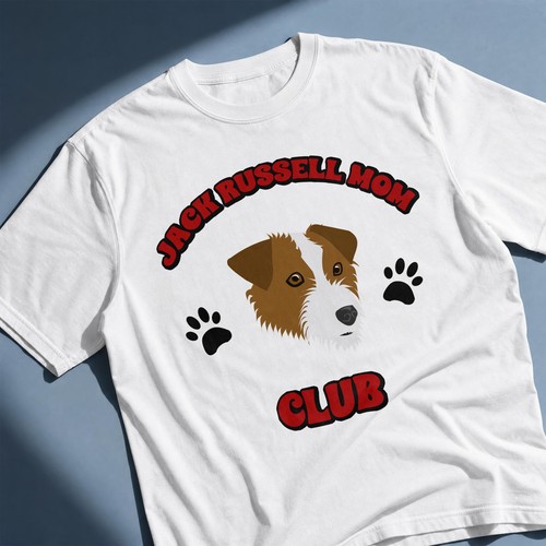 Jack russell mom club shirt - mom, t-shirt