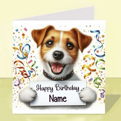 Personalised jack russell dog - personalised,
