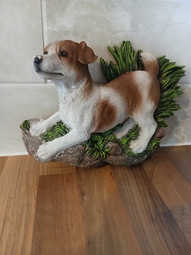 Vintage dog wall plaque art - wall,