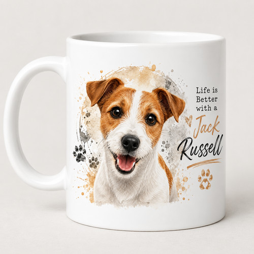Jack russell mug dog - jack, lover