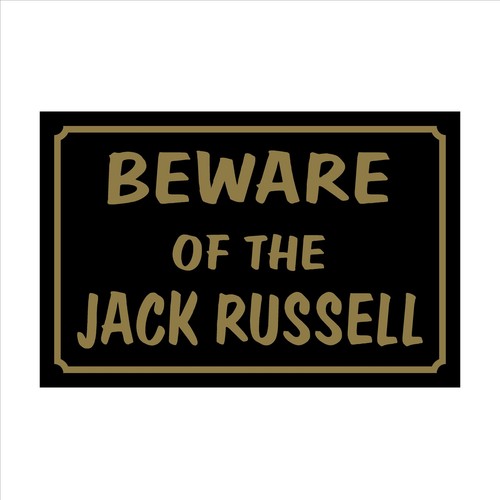 Beware jack russell 160mm - beware, x